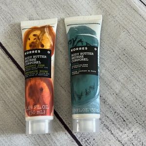 Korres body butter lotions new with seals